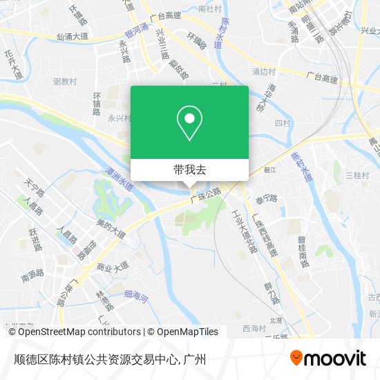 顺德区陈村镇公共资源交易中心地图