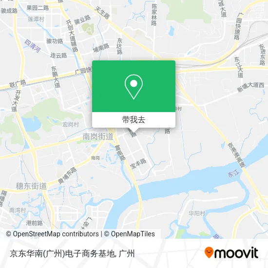 京东华南(广州)电子商务基地地图