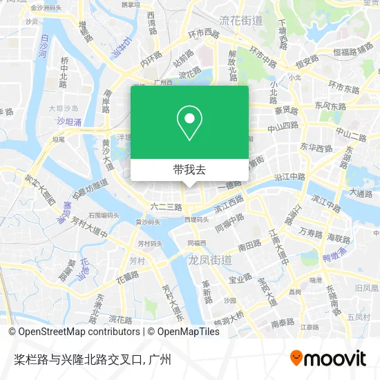 桨栏路与兴隆北路交叉口地图