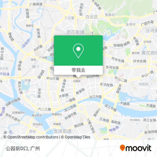 公园前D口地图