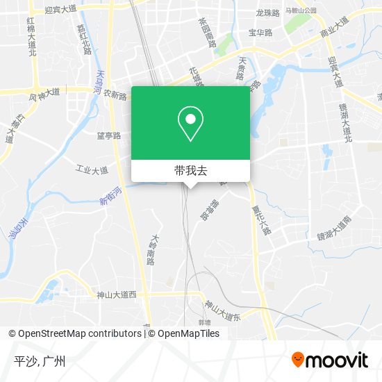 平沙地图