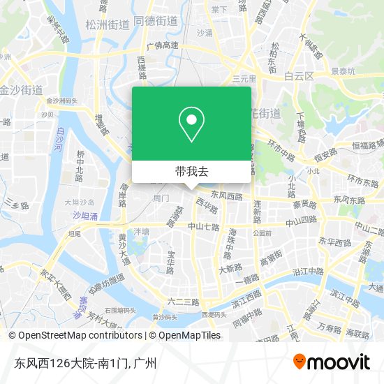 东风西126大院-南1门地图