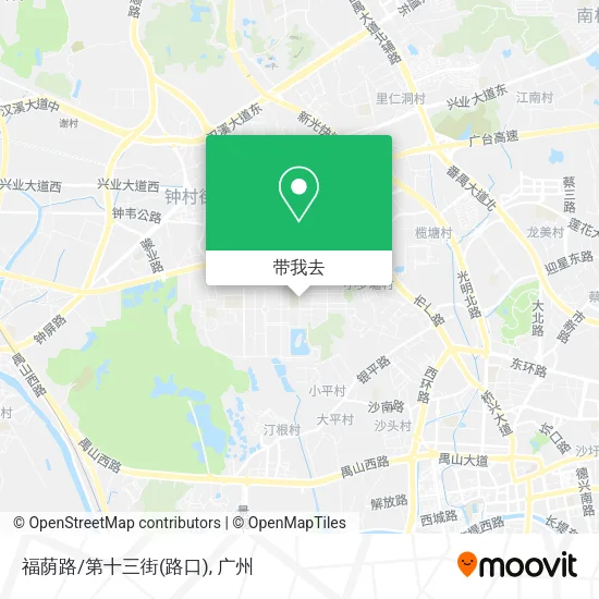 福荫路/第十三街(路口)地图