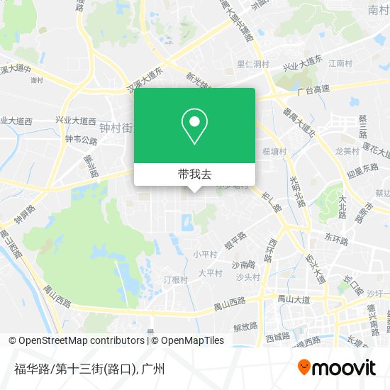 福华路/第十三街(路口)地图