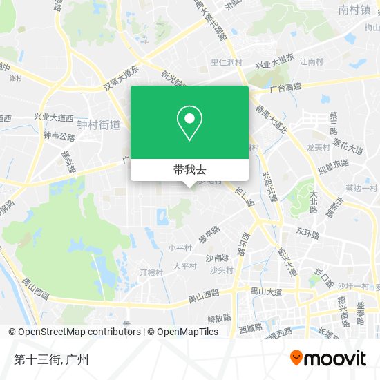 第十三街地图
