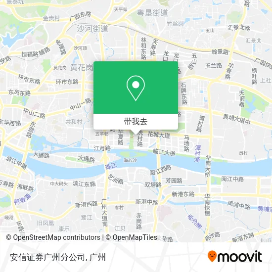 安信证券广州分公司地图