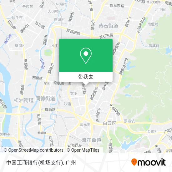 中国工商银行(机场支行)地图