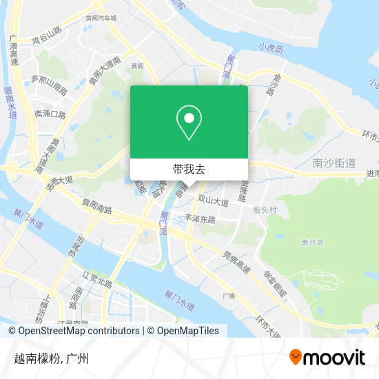 越南檬粉地图