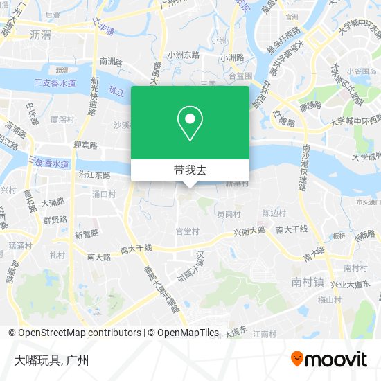 大嘴玩具地图