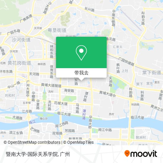 暨南大学-国际关系学院地图
