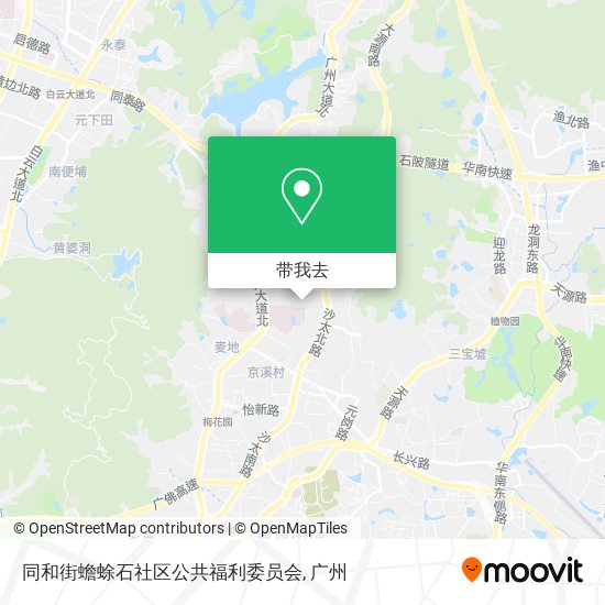 同和街蟾蜍石社区公共福利委员会地图
