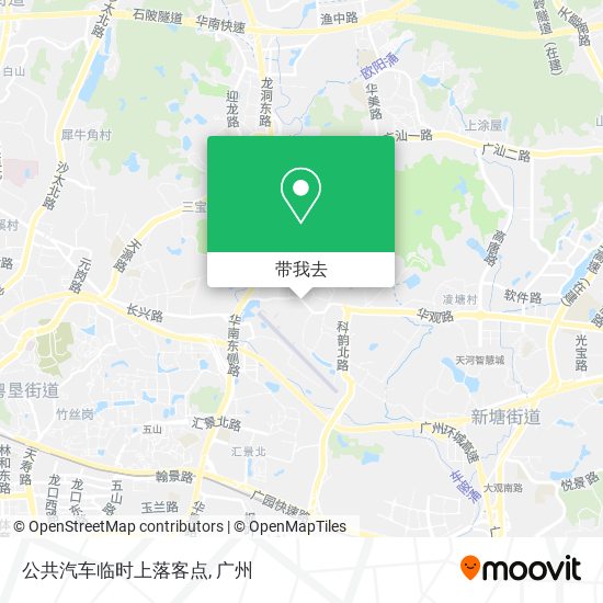 公共汽车临时上落客点地图