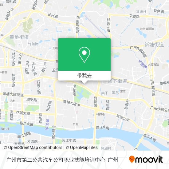 广州市第二公共汽车公司职业技能培训中心地图
