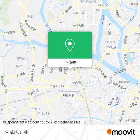 宏威路地图