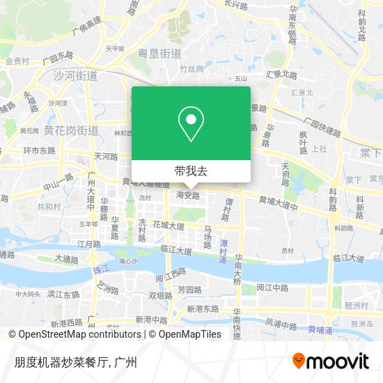 朋度机器炒菜餐厅地图
