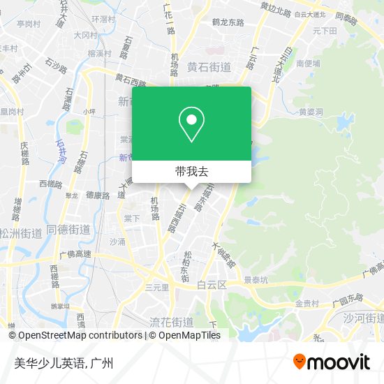 美华少儿英语地图