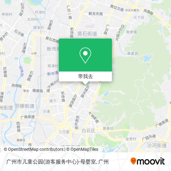 广州市儿童公园(游客服务中心)-母婴室地图