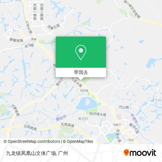 九龙镇凤凰山文体广场地图