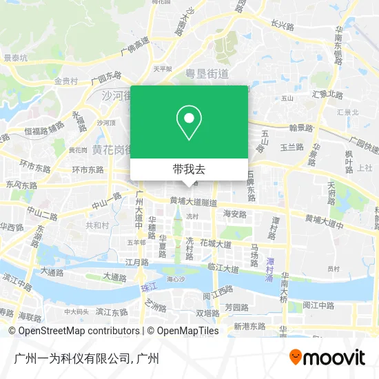 广州一为科仪有限公司地图