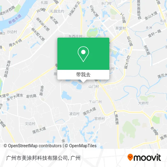 广州市美涂邦科技有限公司地图