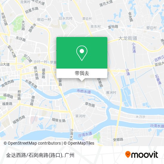 金达西路/石岗南路(路口)地图