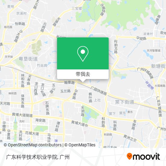 广东科学技术职业学院地图