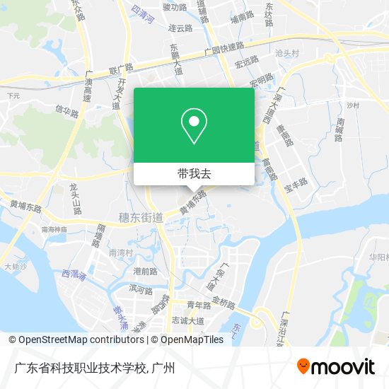 广东省科技职业技术学校地图