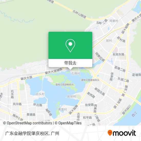 广东金融学院肇庆校区地图