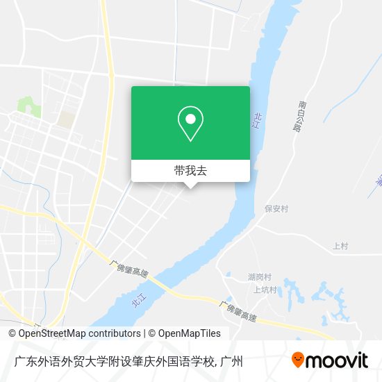广东外语外贸大学附设肇庆外国语学校地图