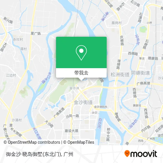 御金沙·晓岛御墅(东北门)地图