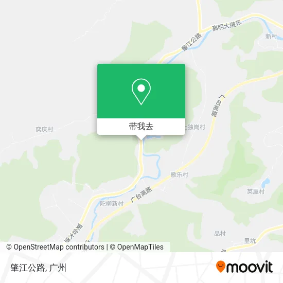 肇江公路地图