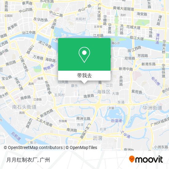 月月红制衣厂地图