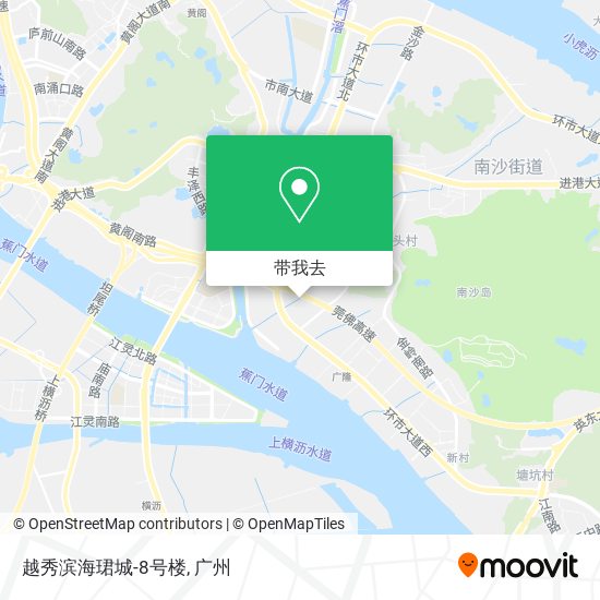 越秀滨海珺城-8号楼地图