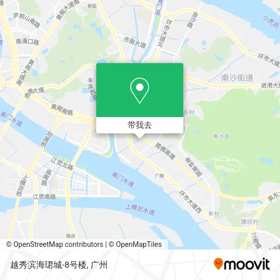 越秀滨海珺城-8号楼地图