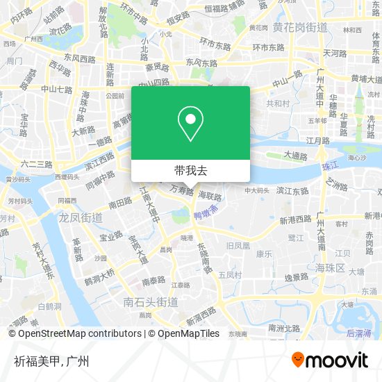 祈福美甲地图