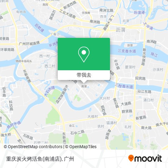 重庆炭火烤活鱼(南浦店)地图