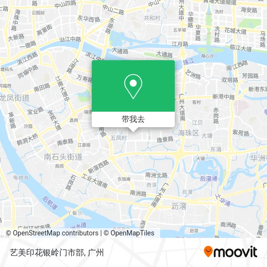 艺美印花银岭门市部地图