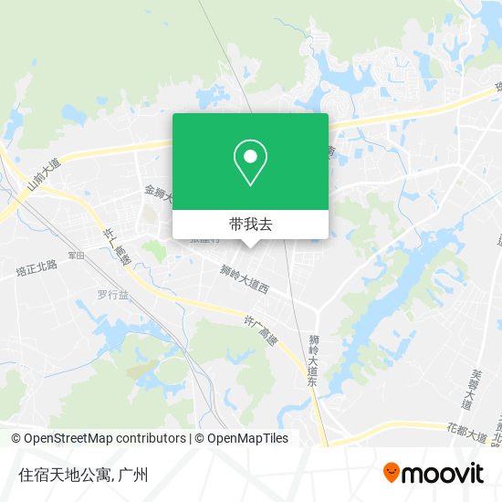 住宿天地公寓地图