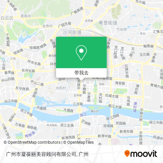 广州市凝葆丽美容顾问有限公司地图