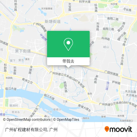 广州矿程建材有限公司地图