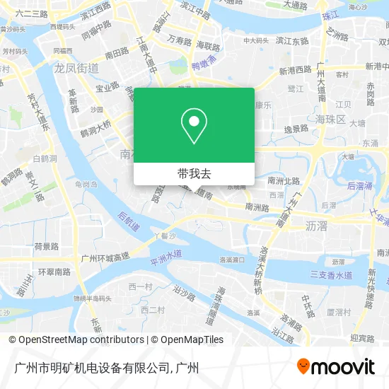 广州市明矿机电设备有限公司地图