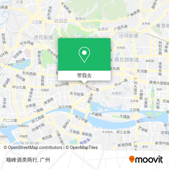 顺峰酒类商行地图