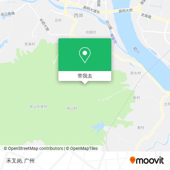 禾叉岗地图