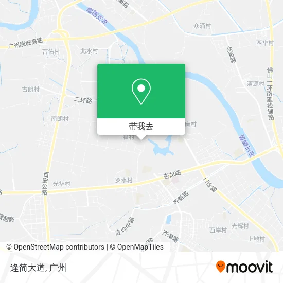 逢简大道地图