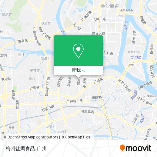 梅州盐焗食品地图
