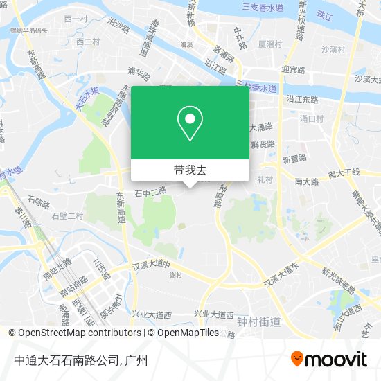 中通大石石南路公司地图