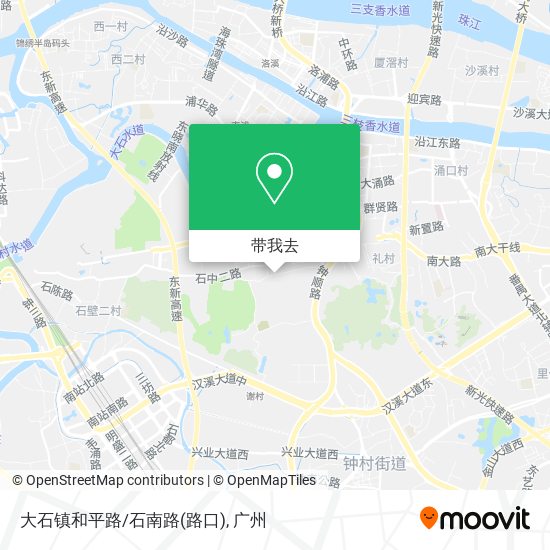 大石镇和平路/石南路(路口)地图