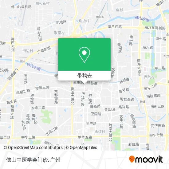 佛山中医学会门诊地图