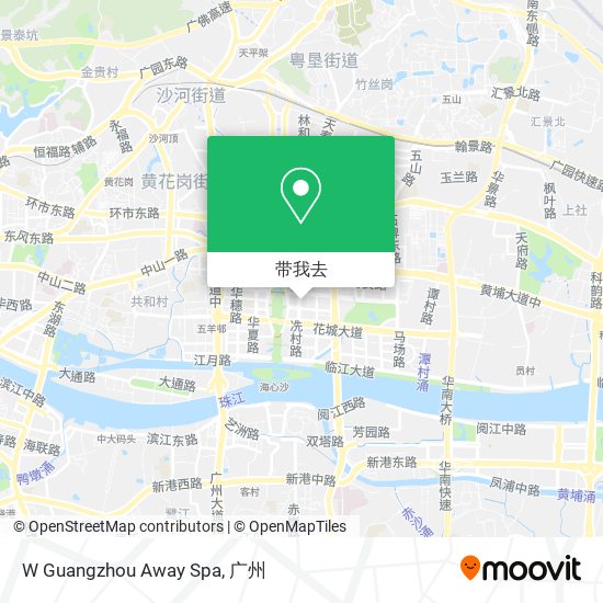 W Guangzhou Away Spa地图