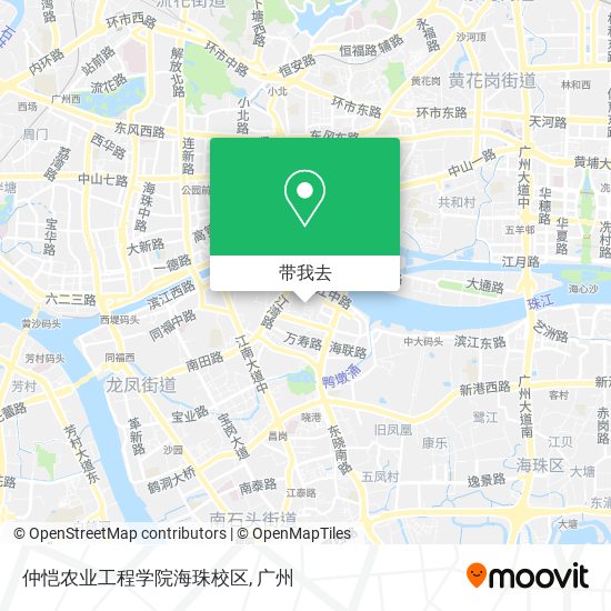 仲恺农业工程学院海珠校区地图
